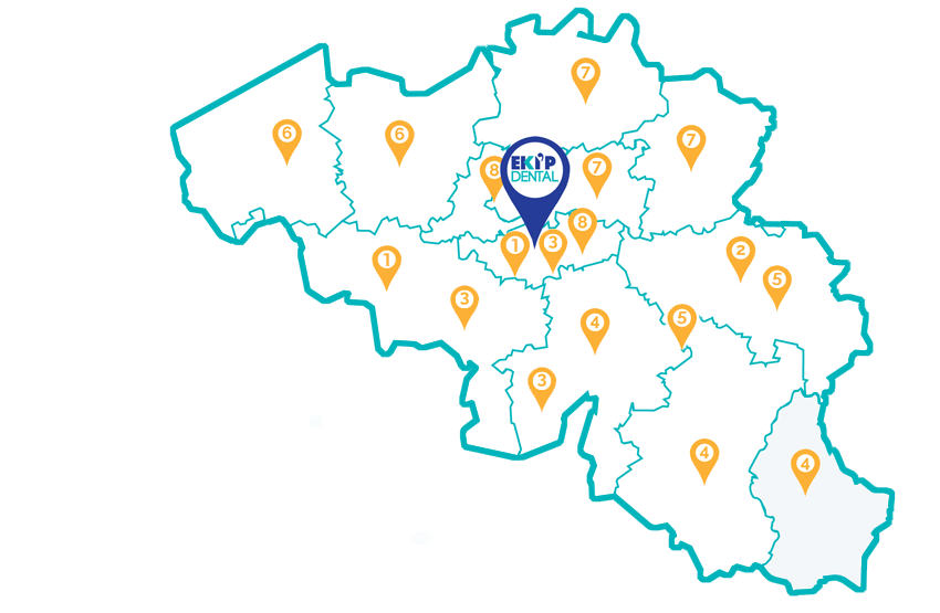 Carte Belgique